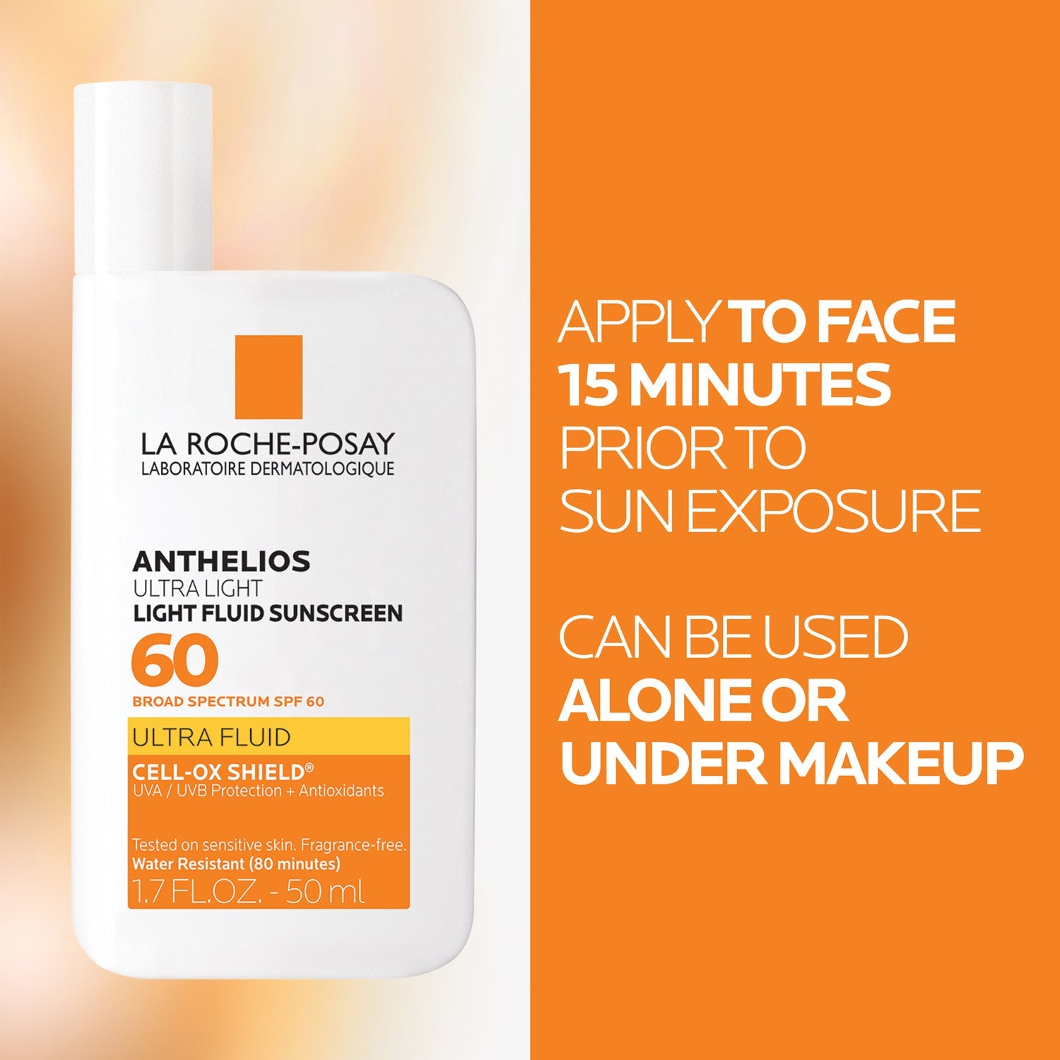 Anthelios Ultra Light Fluid Facial Sunscreen SPF 60